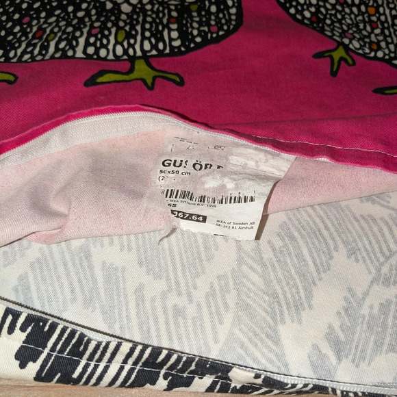 IKEA Gulort OWL Cushion COVER Pillow Sham 20" x 20" GULÖRT - set of 2 - Picture 5 of 9